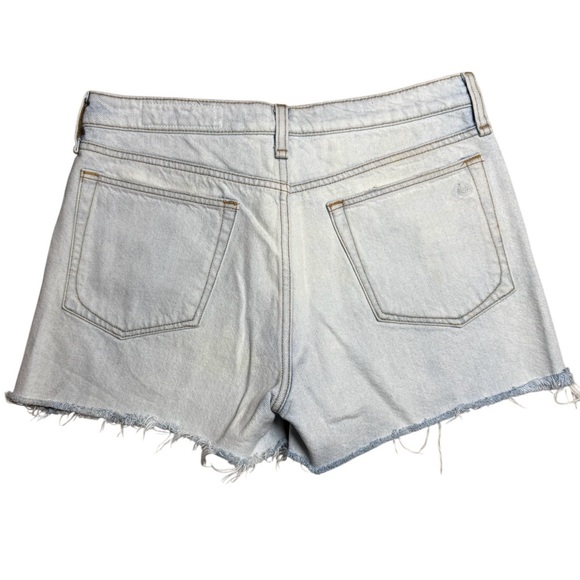 Rag & Bone New York Jade High Rise Cutoff Shorts Size 27 Light Wash 100% Cotton - Picture 2 of 5